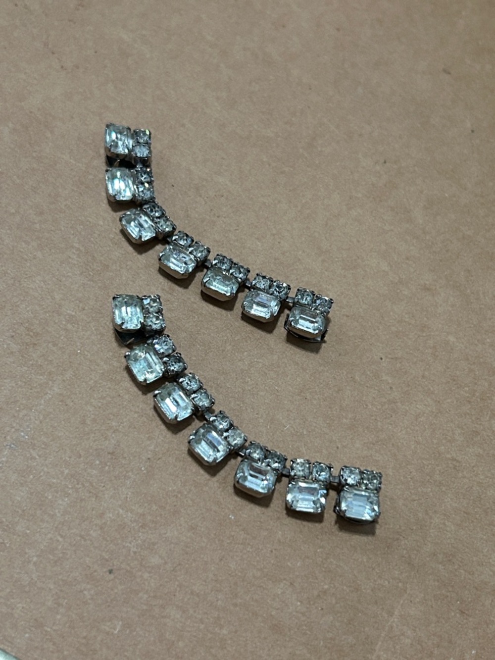 Vintage Rhinestone Shoe-clips